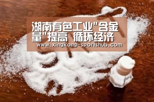 湖南有色工业含金量提高 循环经济成效显著:星空体育(图2) 星空体育